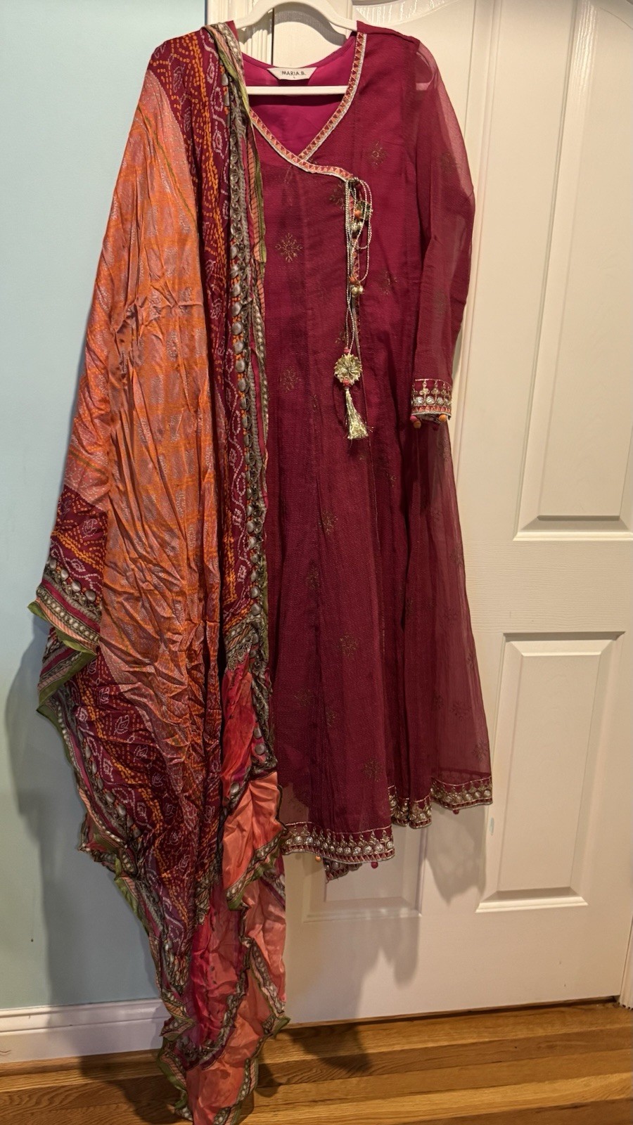 Shalwar Kameez 3-Piece Set Pakistani/Indian Desig… - image 8