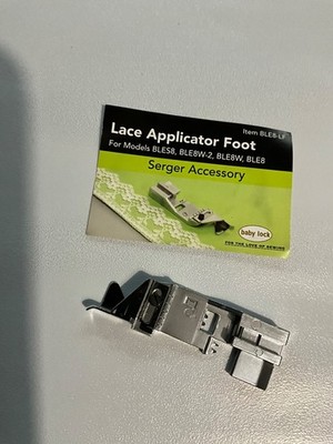 Baby Lock Lace Application Foot  BLE8-LF