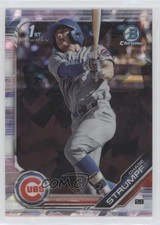2019 Bowman Chrome Draft Sapphire Edition Chase Strumpf #BDC-178 0b3