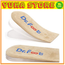 Dr.Foot Adjustable Orthopedic Heel Lift Inserts, Height Increase Insole for Leg