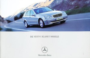 2001 Mercedes Benz C240 C320 C32 German Sales Brochure