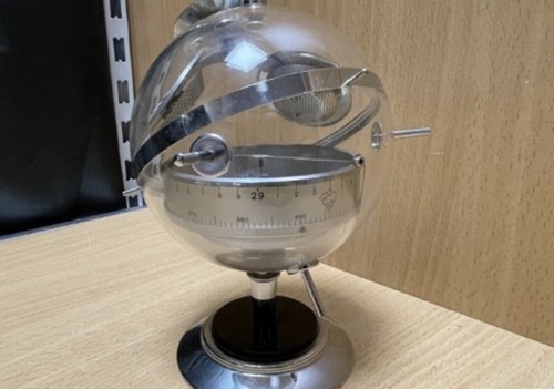 LATER ART DECO BAUHAUS MODERNISM WEATHERSTATION CHROME WEST GERMANY - Picture 5 of 5