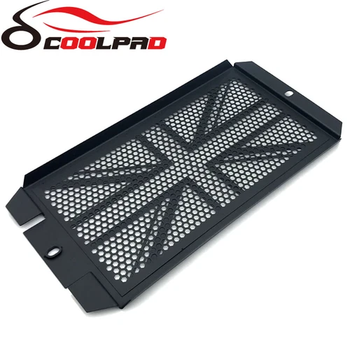 For Triumph Thruxton 1200 Bonneville Black Radiator Guard Grill Cover Protector - Picture 4 of 7