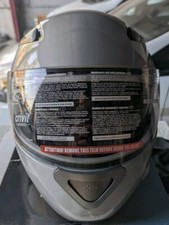 Casco Moto Modulare Doppia Visiera Taglia M 57-58cm omologato