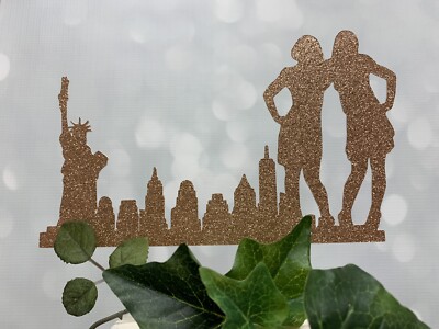 Beste Freundin, New York Skyline Cake Topper, Feier, Geburtstag, Jubiläum