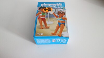 playmobil 5188 setnr. sports & action figures series volley-ball beach volley