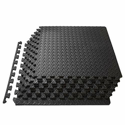 Puzzle Exercise Mat 1/2"EVA Foam Interlocking Tiles for Gym work(24 Square Feet)