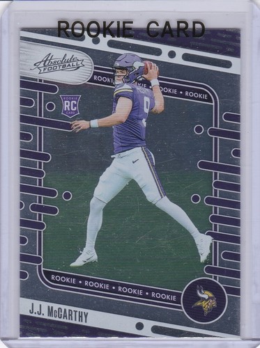 J.J. MCCARTHY ROOKIE CARD Minnesota Vikings Michigan JJ 2024 ABSOLUTE NFL RC!