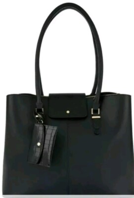 Monsoon Accessoire Schultertasche meliert schwarz neu mit Etikett