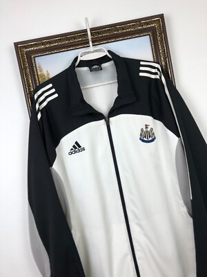 Vintage Adidas Newcastle United Football Jacket Soccer Track Top