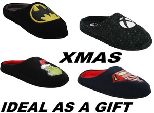 mens novelty christmas slippers
