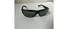 Maui Jim MJ WASSUP 60.5mm Polarized Matte Black Mirrored Sunglasses