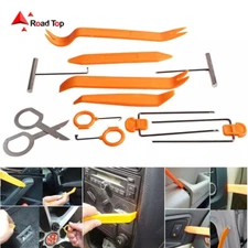12PCS Plastic Trim Removal Pry Tool Set Car Radio Panel Door Dash Clip Fasteners