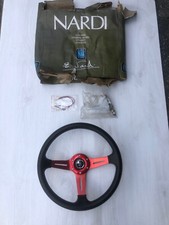 Nardi Volante Torino 13.5 Red Steering Wheel New