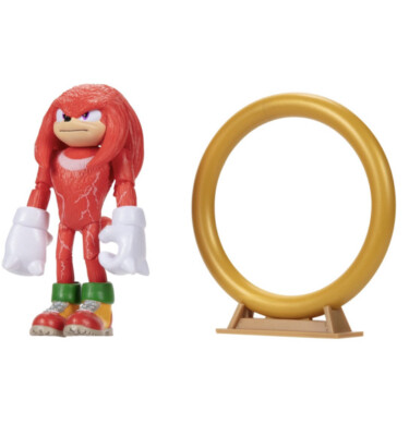 Sonic the Hedgehog 2 Movie Knuckles Action Figure 4'' Jakks Kids Toy NEW 