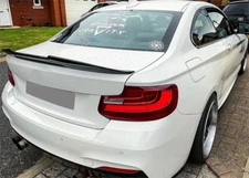 PSM Style Rear Spoiler Wing for BMW 2 Series F22 F87 Coupe 2014-2019 ABS Black