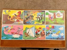 Vintage 1976 Pepsi Looney Tunes Placemats (laminated) ~ Warner Brothers Inc.