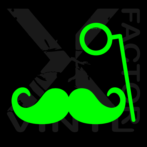 Monocle & Mustache Classy Gentleman Dicut Vinyl Decal 14 COLORS - 2 Sizes FRESHP - Picture 22 of 26