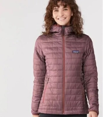 NWT Patagonia Womens XXS Nano Puff Hoody - Evening Mauve