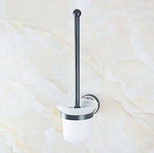Oil Rubbed Bronze Toilet Brush Holder Set Bathroom Cleaning Accessories Zba764