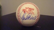 Lance Parrish AUTOGRAPHED OFFICIAL 1984 WORLD SERIES BASEBALL SIGNED TIGERS JSA