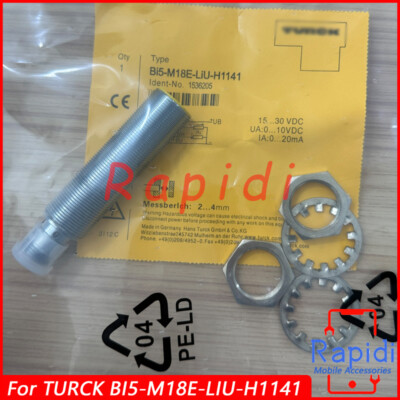 Proximity Inductive Switch Sensor 10-30VDC For Turck BI5-M18E-LIU-H1141