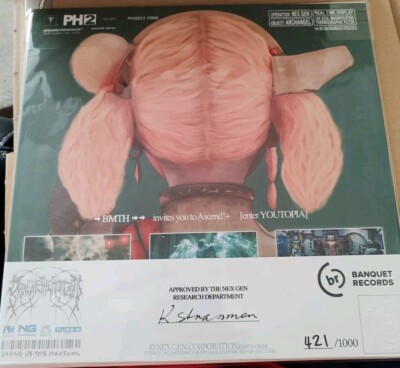 Bring Me The Horizon Post Human: NeX GEn Creme Vinyl Alt Art Schutzhülle 1 1000