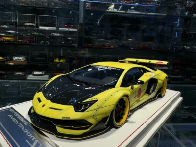 BEST BODY ネオンイエロー セット M Lamborghini Aventador SVJ LBWK (Matt Yellow ZF) [Davis & Giovanni