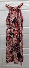 New Tory Burch Floral Silk Sleeveless Dress sz 0