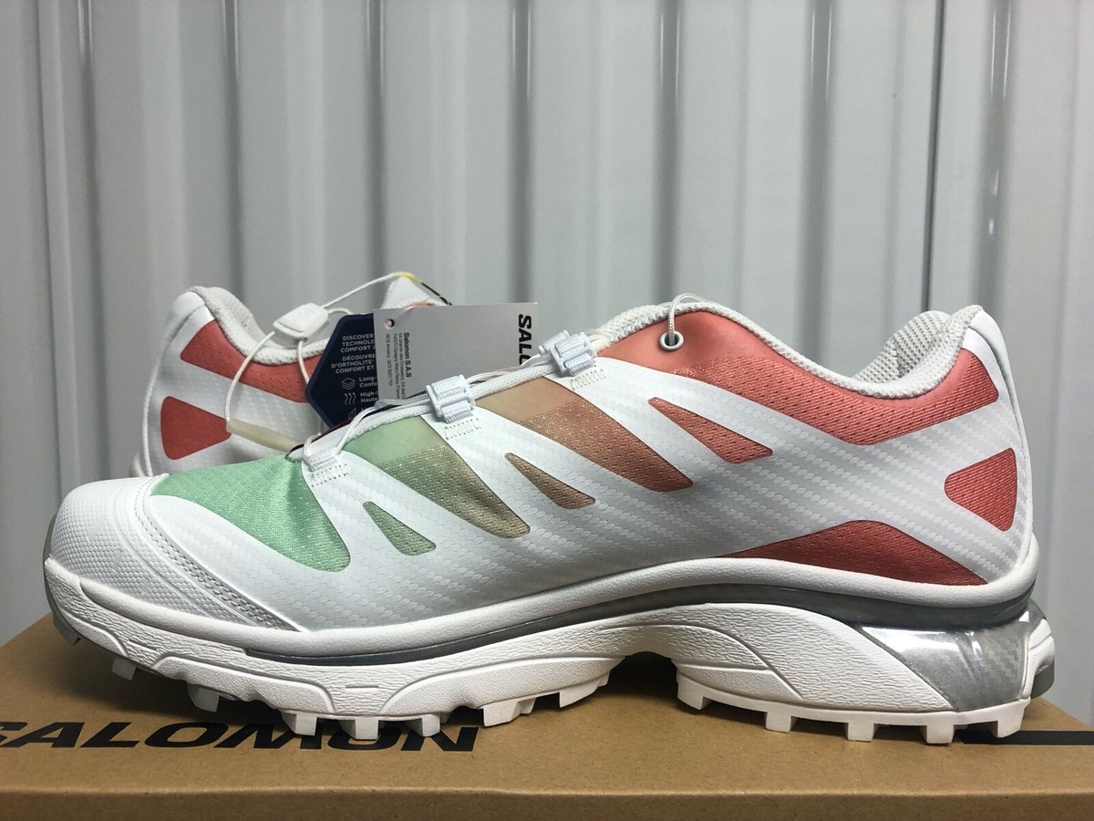Salomon XT-4 OG White Green Ash Coral GRADIENT 9.5-13 S/Lab