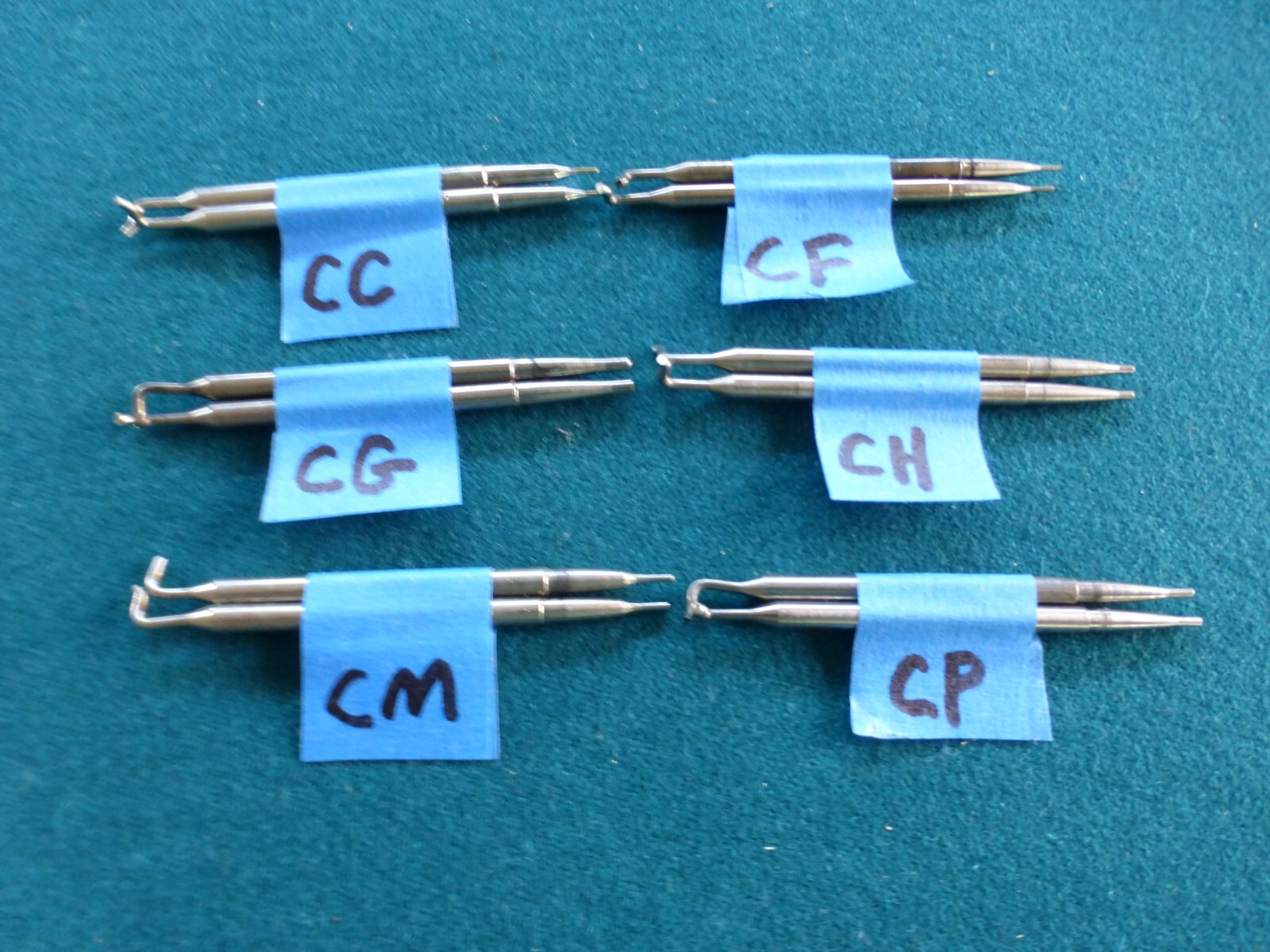 Lot of 6 Pair Rochester Quadrajet Carburetor Secondary Metering Rods