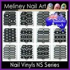 NS Nail art vinyl stencil stickers Manicure Decals sheet Vinyls Stencils pattern