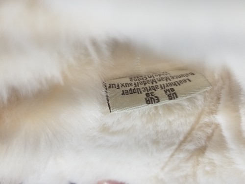 Sam Edelman Manchester Ivory Faux Fur Lined Heeled Lace Up Boots Size 9 New - Picture 22 of 24
