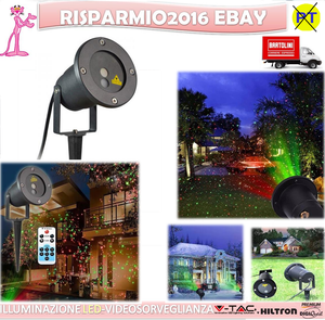 Proiettore Luci Natalizie Ebay.Proiettore Faro Laser Luci Di Natale Natalizie Addobbo Natalizio Per Esterno Ebay