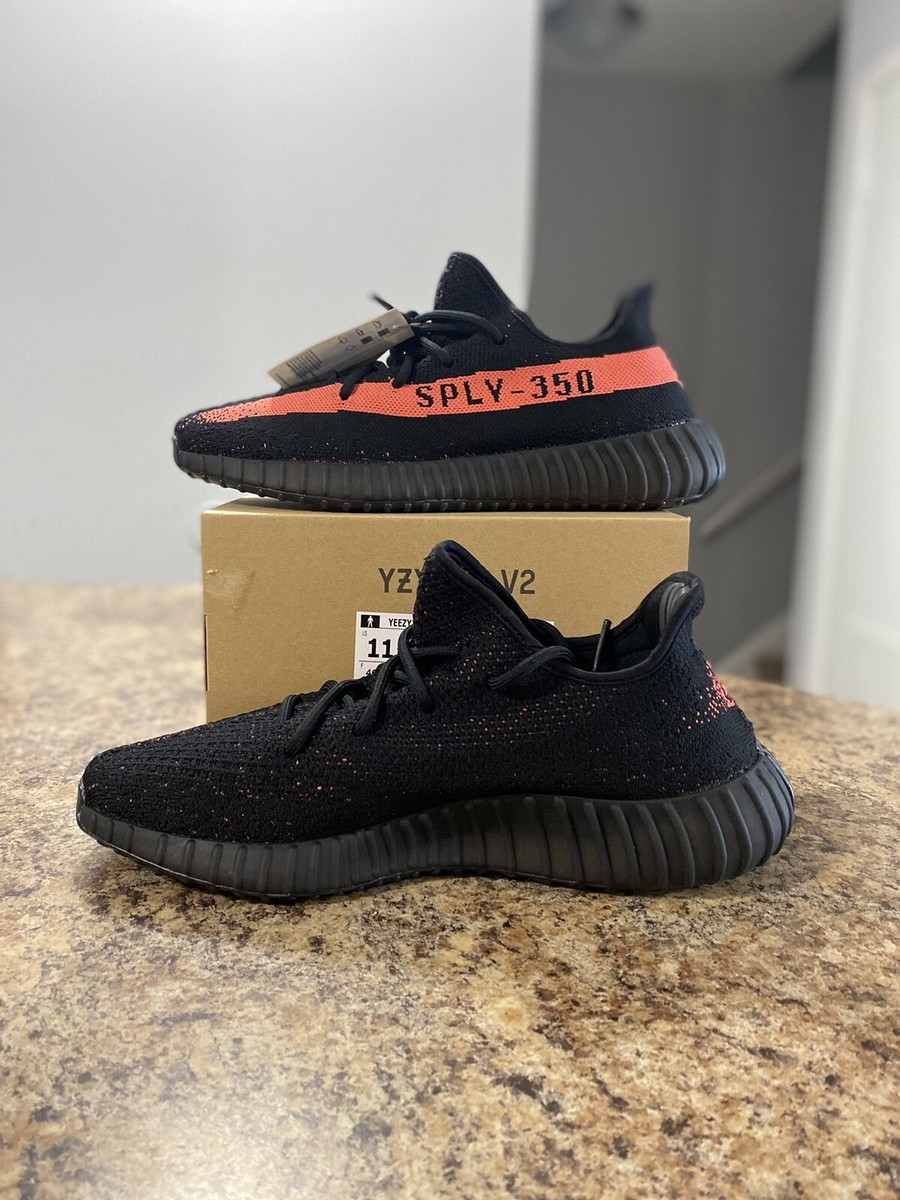 靴 adidas YEEZY BOOST 350 V2 Core Black/Red s-l400.jpg