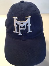 Trucker Hat Child's Baseball Cap, Blue with white lettering M P, Fitted