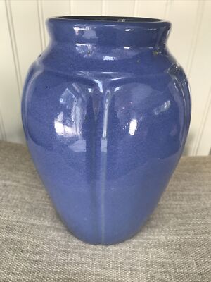 ビンテージ　ポタリー Zanesville Stoneware 1930s Vintage Arts&Crafts Pottery Cornflower