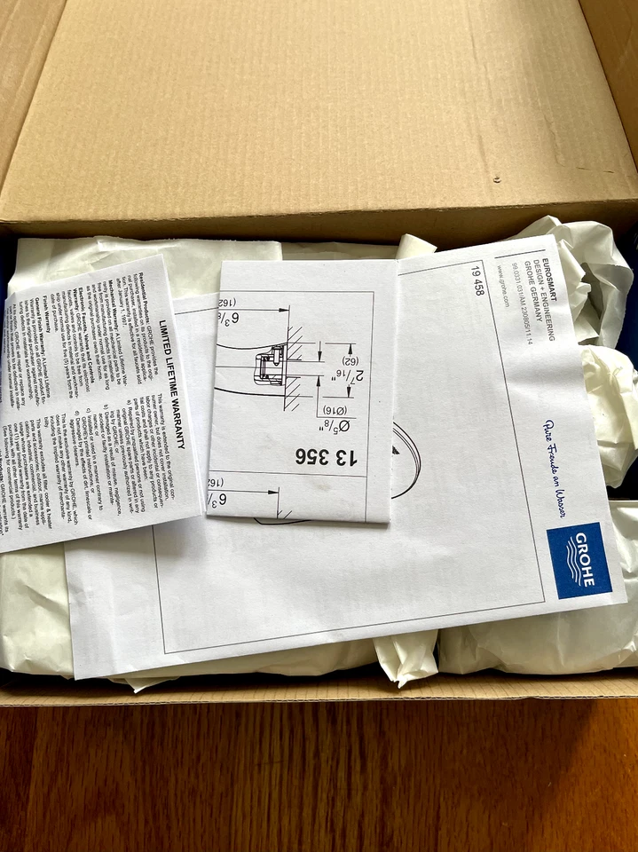 Grohe 3501220A Pressure Balance Valve Bathtub/Shower Combo Faucet, Chrome - Image 3 of 4