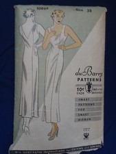Antique Sewing Pattern 1086-Evening Gown, 1930.s