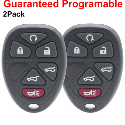 2 For 2007-2014 Chevrolet Tahoe Suburban GMC Yukon Remote Car Key Fob OUC60270