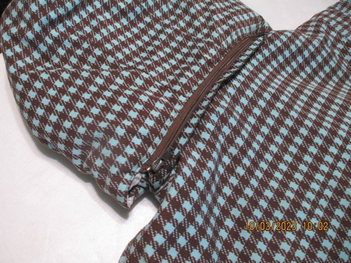 Snowboarding Jacket By: MORROW ~ Teal/Brown Checkered ~ Size = S/P - Picture 15 of 22