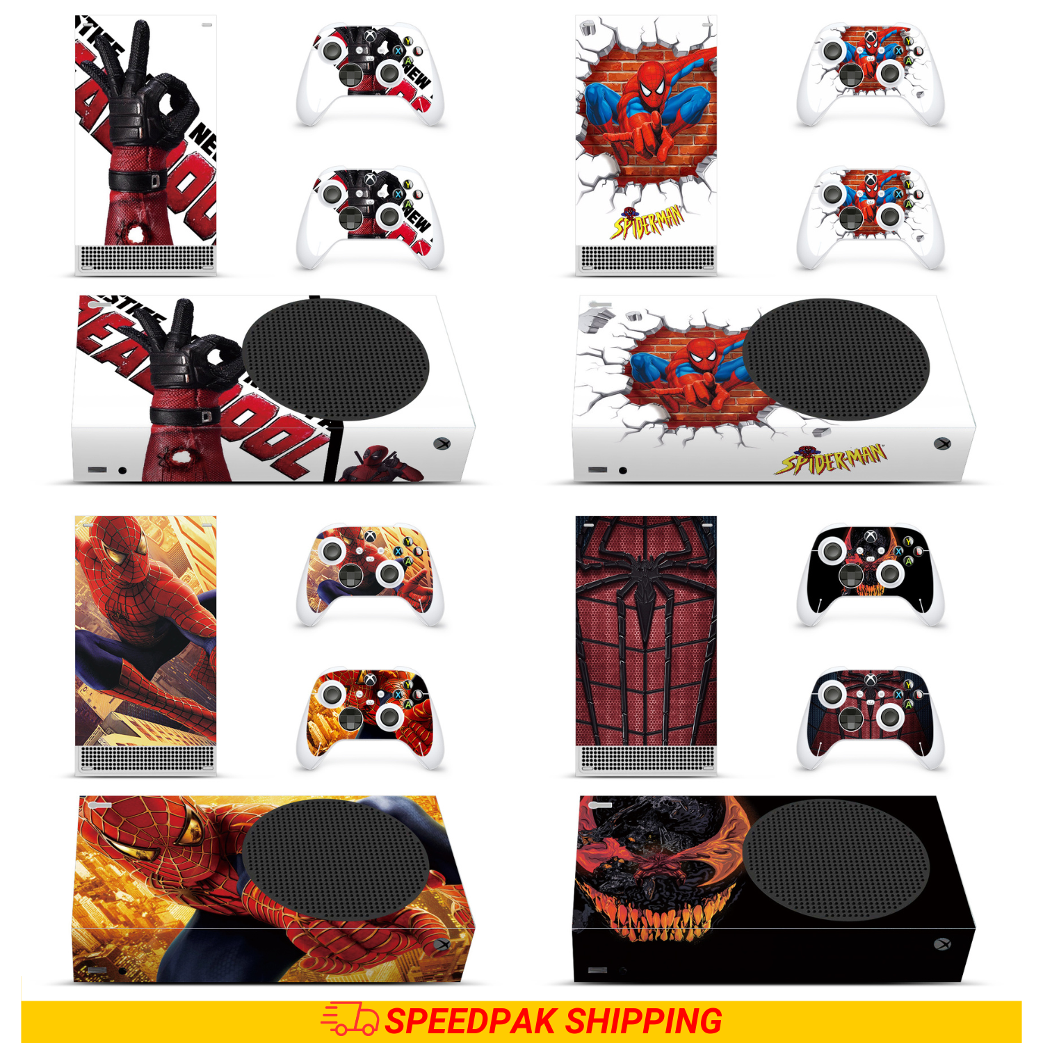 Xbox Series S Movie Superhero Skin Sticker Decal Vinyl Console & Controllers
