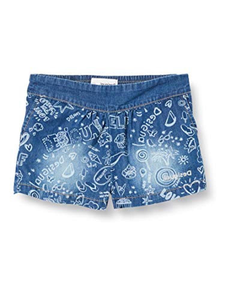 (TG. 128) Desigual Denim_Martin Pantaloncini, Blu (Jeans Vaquero 5053), 128 (Tag