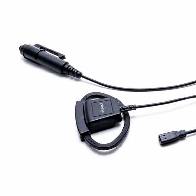 Impact M1-P3W-D1 Discreet 3-Wire D-Ring Earpiece, Motorola 2-Pin CP200 CLS DTR