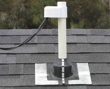 DEKTITE #3 (DSR103B) SHR SHINGLE ROOF RETROFIT PIPE FLASHING BOOT: Asphalt roof