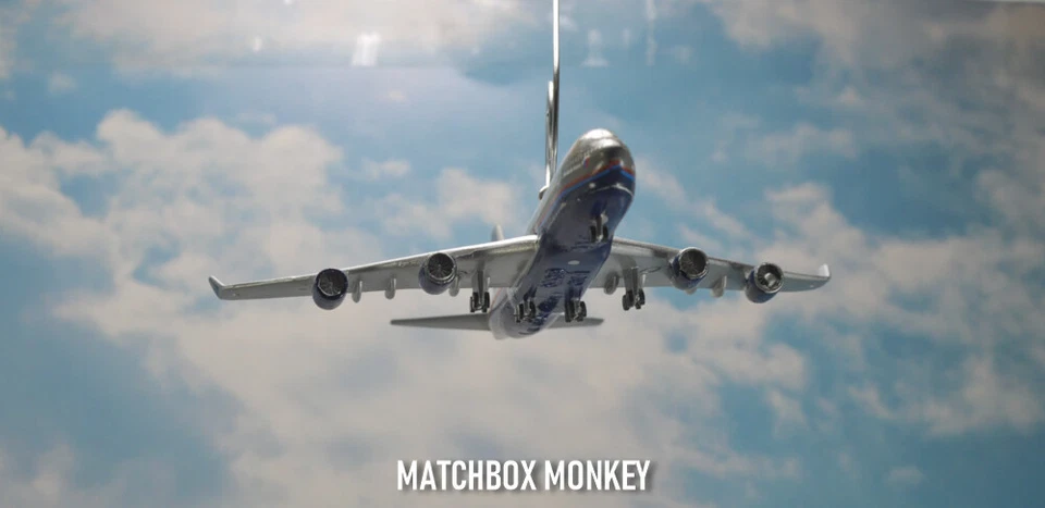 Vintage United Airlines Livery Boeing 747 Christmas Ornament Airplane Plane Jet - Image 2 of 4