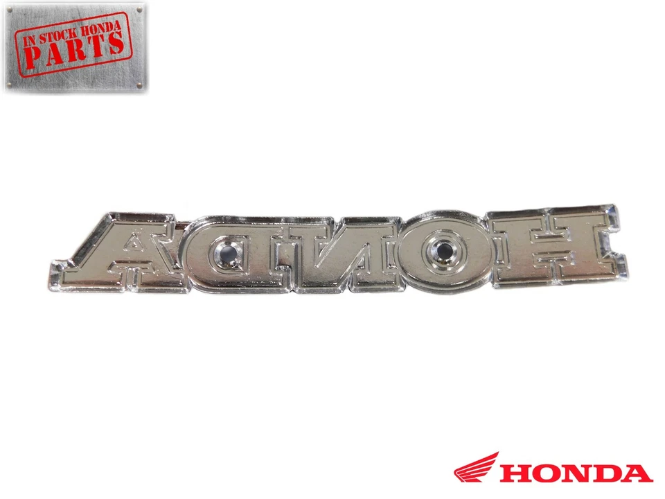 GENUINO HONDA TANQUE DE COMBUSTIBLE EMBLEMA "B" JUEGO DE 2 CB CL 70 100 175 350 OEM Foto 3 de 3