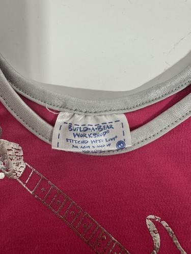 Build A Bear Pink Rock Guitar Tank Top NWT - Picture 3 of 5