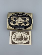 Anacortes Brass Works Solid Brass Buckle Limited Edition 1991 COA Collector
