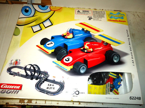 CARRERA GO!! 1/43RD SPONGEBOB SQUAREPANTS SLOT CAR SET! PARTS SEALED! PATRICK